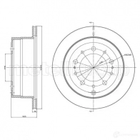 Тормозной диск METELLI 8032747119099 23-1575C QKM E1 1214303