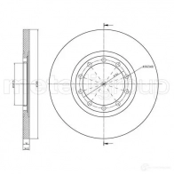 Тормозной диск METELLI OU 4KL 23-0998C 1213887 8032747063958