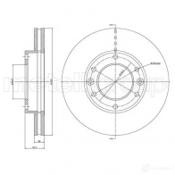 Тормозной диск METELLI 1214038 C4 BJMTR 8032747118610 23-1174C