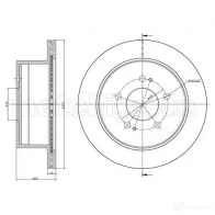 Тормозной диск METELLI 8032747106297 75I YY 1214201 23-1426C