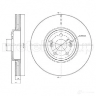 Тормозной диск METELLI 10WT 98 Renault Espace 4 (JK0) 2002 – 2014 8032747108048 23-0674C