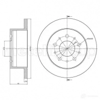 Тормозной диск METELLI Citroen Jumper 3 (250) 2006 – 2014 8032747206331 T3 4DU 23-0731