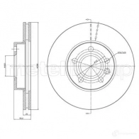 Тормозной диск METELLI 1198111384 6NL2X 3 8032747230336 23-0403C - Изображение 5