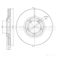 Тормозной диск METELLI 8032747116685 CLCB 4 23-0654 1213574