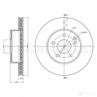 Тормозной диск METELLI 8032747041116 23-0934C 1213826 V3L C1