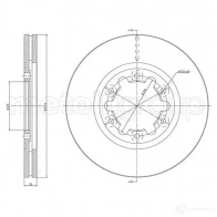 Тормозной диск METELLI 8032747177471 0M7 84DQ 23-1675C 1214353