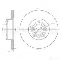 Тормозной диск METELLI SKT U9 8032747203972 23-0484 Volkswagen Transporter (T4) 4 Фургон 2.5 Syncro 115 л.с. 1996 – 2003