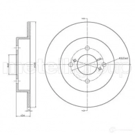 Тормозной диск METELLI 23-1732 2B4 L1 1214402 8032747179314