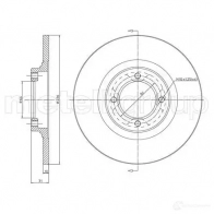 Тормозной диск METELLI 8032747201244 23-0149 1213209 9S1 CSY