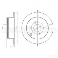 Тормозной диск METELLI 8032747228371 23-0931C R5K4 5 Hyundai Getz (TB) 1 Хэтчбек 1.5 CRDi GLS 102 л.с. 2004 – 2005