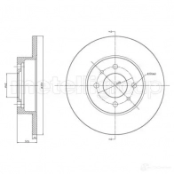 Тормозной диск METELLI 1213178 8032747200674 W8YRZZ E 23-0083