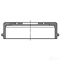 Тормозной барабан METELLI 5VN E7 180359 8032747164280 Volkswagen Caddy (9K, 9U) 2 1995 – 2004