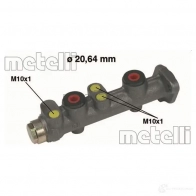 Главный тормозной цилиндр METELLI 05-0066 J837 3 1207985 8032747090510 - Изображение 5