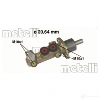 Главный тормозной цилиндр METELLI 8032747090329 1207968 GXUW IQS 05-0044 - Изображение 6