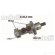 Главный тормозной цилиндр METELLI 8032747094556 B OLKE 05-0489 Volkswagen Transporter (T4) 4 Фургон 1.8 67 л.с. 1990 – 1992