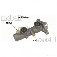 Главный тормозной цилиндр METELLI 8032747092217 Nissan Primera (P10) 1 Хэтчбек 2.0 16V 4x4 116 л.с. 1991 – 1996 XXJ TKW 05-0249