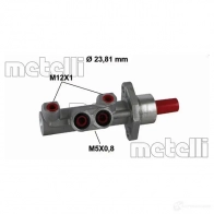 Главный тормозной цилиндр METELLI Ford Fiesta 4 (DX, JA, JB) Хэтчбек 1.4 i 16V 90 л.с. 1996 – 2002 5D6UPC 3 05-0869 8032747025772