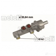 Главный тормозной цилиндр METELLI 8032747095041 QLYO U Opel Corsa (C) 3 Хэтчбек 1.8 (F08. F68) 125 л.с. 2000 – 2009 05-0538