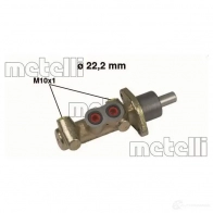 Главный тормозной цилиндр METELLI 05-0456 7B77 J6Q 8032747094235 Fiat Punto (188) 2 Фургон 1.3 JTD 69 л.с. 2003 – 2005