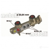 Главный тормозной цилиндр METELLI 05-0069 9 CVIE 8032747090541 1207988