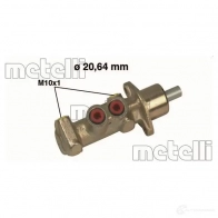 Главный тормозной цилиндр METELLI GT3 C1 05-0480 8032747094471 Fiat Punto (188) 2 Хэтчбек 1.9 JTD 86 л.с. 2001 – 2012