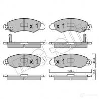 Тормозные колодки дисковые, комплект METELLI 22-0418-0 1212374 230 46 23047