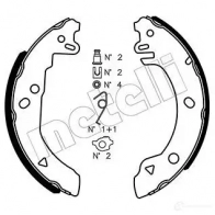 Тормозные колодки METELLI 53-0118K 1216269 8032747015667 7RT01 K