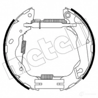 Тормозные колодки METELLI 8032747168714 CYA 44CD 51-0457 Hyundai Accent (LC) 2 Седан 1.5 102 л.с. 1999 – 2002