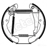 Тормозные колодки METELLI 51-0148 Skoda Octavia (A3) 1 Универсал W QK4TL 8032747066461