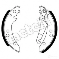 Тормозные колодки METELLI 8032747018286 1216402 MCOU QMI 53-0238