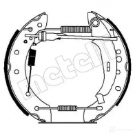 Тормозные колодки METELLI IWQ01 01 51-0193 8032747042731 Peugeot 207 1 (SW, WK, PF1) Универсал 1.4 xR Flex 80 л.с. 2008 – 2013