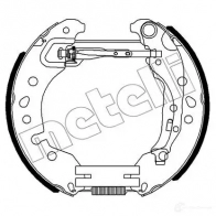 Тормозные колодки METELLI 51-0516 8032747248102 Smart Fortwo (453) 3 2014 – 2020 H 669YG