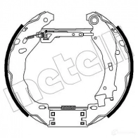 Тормозные колодки METELLI FK1X M 51-0363 Citroen C3 3 (SX, PF1) Хэтчбек 1.2 PureTech 82 83 л.с. 2018 – 2025 8032747166871