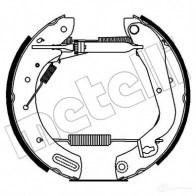 Тормозные колодки METELLI Ford Maverick 1 (ML) Внедорожник 2.7 TD 125 л.с. 1996 – 1998 51-0254 8032747164778 HTNW C8