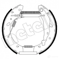 Тормозные колодки METELLI Honda Accord 8032747164839 51-0257 Y84QC AV