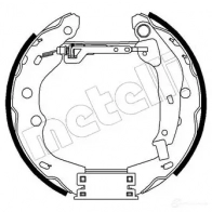 Тормозные колодки METELLI V TJJG 51-0206 8032747042977 Suzuki Swift