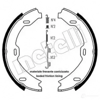 Барабанные колодки METELLI 53-0241K H 2V4V3 8032747018392 Mercedes S-Class (W220) 2 Седан 3.7 S 350 4 matic (220.087. 2287) 245 л.с. 2003 – 2005