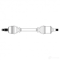 Приводной вал METELLI 8032747536155 1210794 S CEWH 17-0616