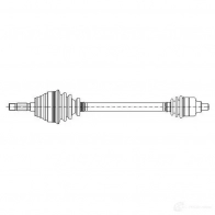 Приводной вал METELLI Q3T LU 17-0107 8032747531068 1210399