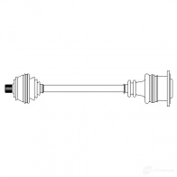 Приводной вал METELLI 17-1089 Audi A6 Allroad (C5) 2 Универсал 4.2 V8 Quattro 299 л.с. 2002 – 2005 8032747439302 U4K IGK5