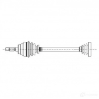 Приводной вал METELLI 8032747531266 C3 1MQW 17-0127 1210417
