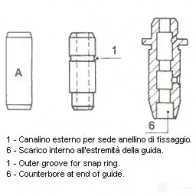 Направляющая втулка клапана METELLI 01-2346 P9PXX 2C 8032747373453 1205265