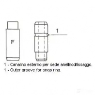 Направляющая втулка клапана METELLI 01-1335 N J46N2 1204846 8032747363348