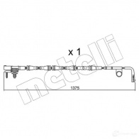 Датчик износа тормозных колодок METELLI SU.315 6CQ RQ Land Rover Range Rover 4 (L405) Внедорожник 3.0 D350 MHEV 4x4 351 л.с. 2020 – 2024 8032747146637