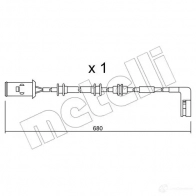 Датчик износа тормозных колодок METELLI SU.093 Opel NGR5 J 8032747145104