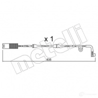 Датчик износа тормозных колодок METELLI Bmw 7 (E65, E66, E67) 4 Седан 4.0 735 i 306 л.с. 2005 – 2009 Z E8R0 8032747145425 SU.158