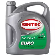 Моторное масло SINTEC EURO SAE 15W-40 API SJ/CF, 3 л SINTEC 801952 1439697092 H 5EJT