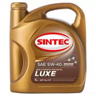 Моторное масло SINTEC LUXE SAE 5W-40 API SL/CF, 5 л SINTEC NYDWQ C 1439697119 801934