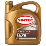 Моторное масло SINTEC LUXE SAE 10W-40 API SL/CF, 5 л SINTEC 1439697111 801944 A OS60IZ