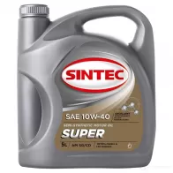 Моторное масло SINTEC SUPER SAE 10W-40 API SG/CD, 5 л SINTEC L2AM C 1439697145 801895